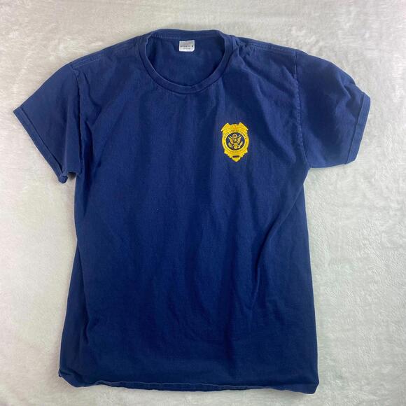 Other - US Courts Probation Pretrial Officer T Shirt Navy Blue Medium‎ Tee Uniform